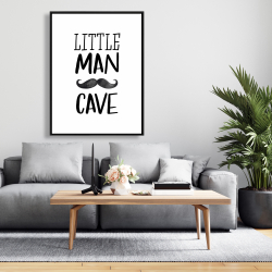 Framed 36 x 48 - Little man cave