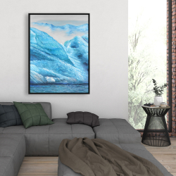 Framed 36 x 48 - Icebergs