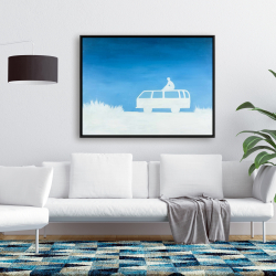 Framed 36 x 48 - Relax camping car