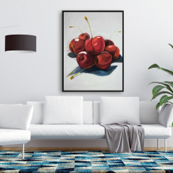 Framed 36 x 48 - Pile of cherries