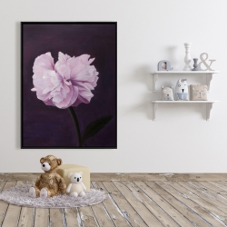 Framed 36 x 48 - Beautiful purple flower