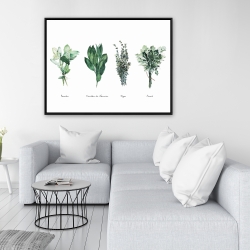 Framed 36 x 48 - Fines herbes