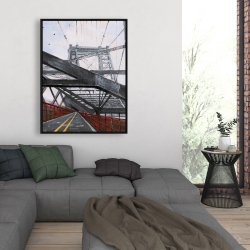 Framed 36 x 48 - Bridge architecture