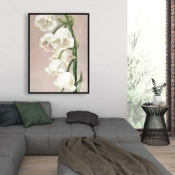 Framed 36 x 48 - Lily of the valley flowers