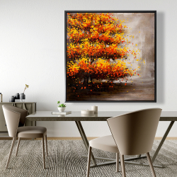 Framed 48 x 48 - Dotted tree