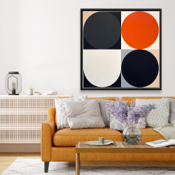 Framed 48 x 48 - Split circles