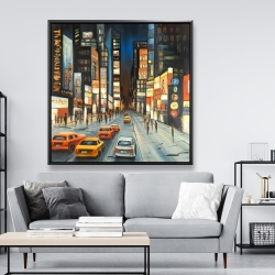 Framed 48 x 48 - View on times square