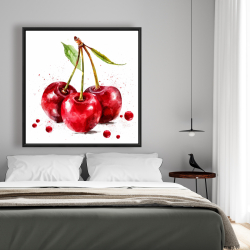 Framed 48 x 48 - Cherries