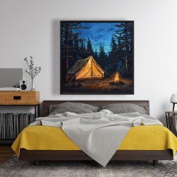 Framed 48 x 48 - Tent