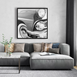 Framed 48 x 48 - Beautiful old car