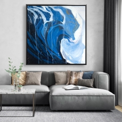 Framed 48 x 48 - Abstract wave in motion