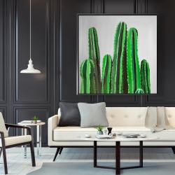 Framed 48 x 48 - Cactus candles