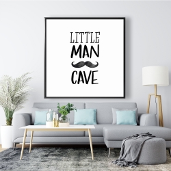 Framed 48 x 48 - Little man cave