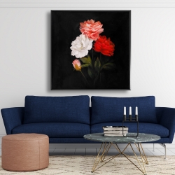 Framed 48 x 48 - Small bundle of roses