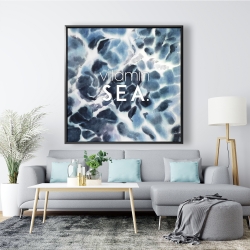 Framed 48 x 48 - Vitamin sea