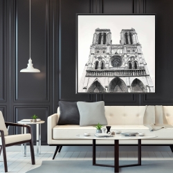 Encadré 48 x 48 - Cathédrale notre-dame de paris