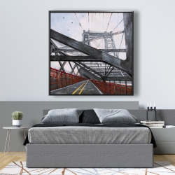 Framed 48 x 48 - Bridge architecture