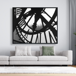 Encadré 48 x 60 - Horloge géante au musée d'orsay