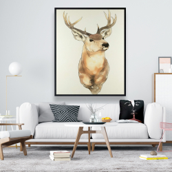 Framed 48 x 60 - Deer portrait