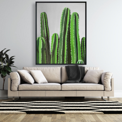 Framed 48 x 60 - Cactus candles