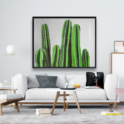 Framed 48 x 60 - Cactus candles