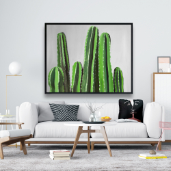 Framed 48 x 60 - Cactus candles