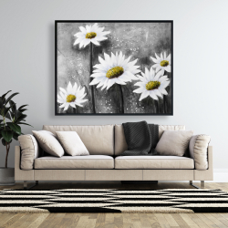 Framed 48 x 60 - Daisies