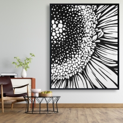 Encadré 48 x 60 - Fleur de gerbera