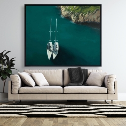Framed 48 x 60 - Smooth sailing