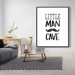 Framed 48 x 60 - Little man cave