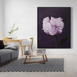 Framed 48 x 60 - Beautiful purple flower