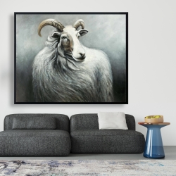 Framed 48 x 60 - Cashmere goat