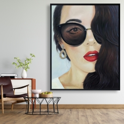 Framed 48 x 60 - Fashionable sunglasses