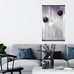 Magnetic 20 x 30 - Purple allium flowers