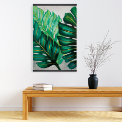 Magnetic 20 x 30 - Three big exotic plant leaves