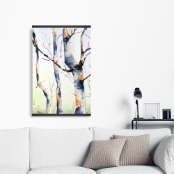 Magnetic 20 x 30 - Three small birch trees