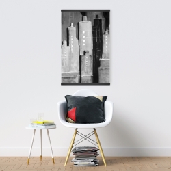 Magnetic 20 x 30 - Abstract black and white buildings