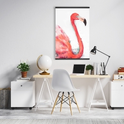 Magnetic 20 x 30 - Splashing flamingo