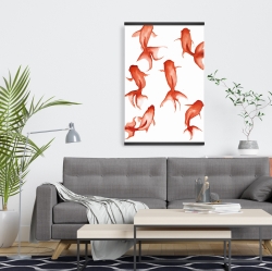 Magnetic 20 x 30 - Small red fishes