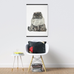 Magnetic 20 x 30 - Blue gray persian cat