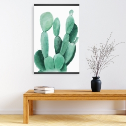 Magnetic 20 x 30 - Watercolor paddle cactus