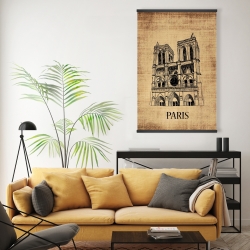 Magnetic 20 x 30 - Notre-dame de paris illustration