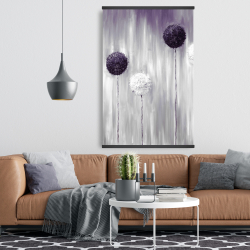 Magnetic 28 x 42 - Purple allium flowers