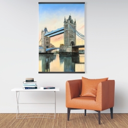 Magnetic 28 x 42 - Sunset on the london bridge
