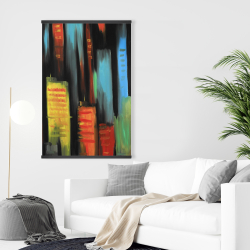 Magnetic 28 x 42 - Abstract tall buildings