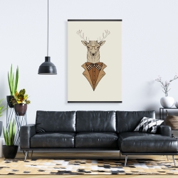 Magnetic 28 x 42 -  deer with brown coat