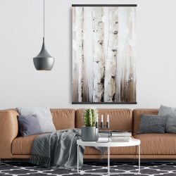 Magnetic 28 x 42 - Abstract white birches