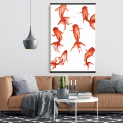 Magnetic 28 x 42 - Small red fishes