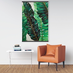 Magnetic 28 x 42 - Several exotic plant leaves