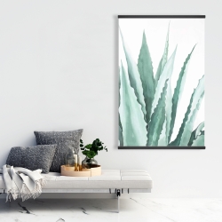 Magnétique 28 x 42 - Plante d'agave en aquarelle